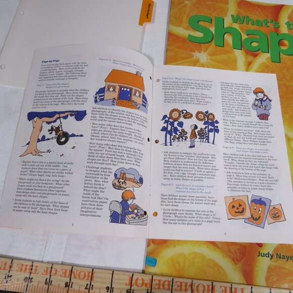What’s the Shape BIG BOOK (almost 2 feet tall) with teacher pages CLASSROOM SIZE - Picture 10 of 13